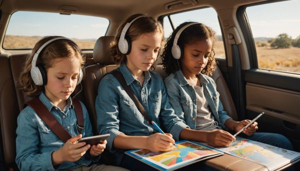 Comment occuper les enfants pendant un long trajet ?