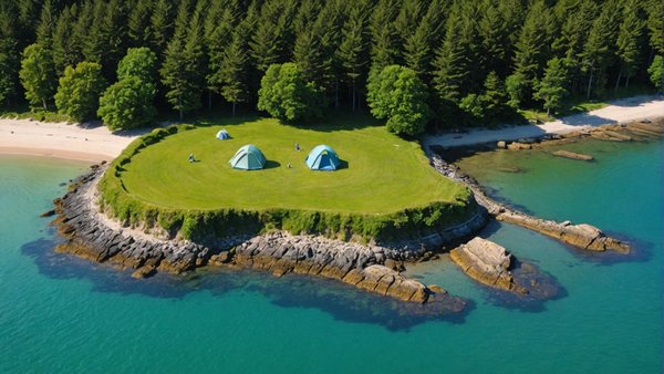 Découvrez le camping de l'ile verte près de saint-malo