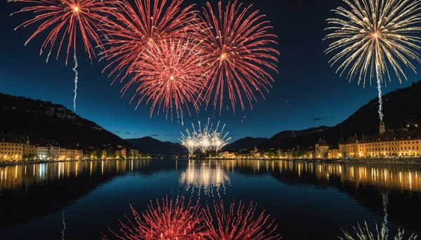 Les meilleurs spots pour admirer les feux d'artifice à annecy