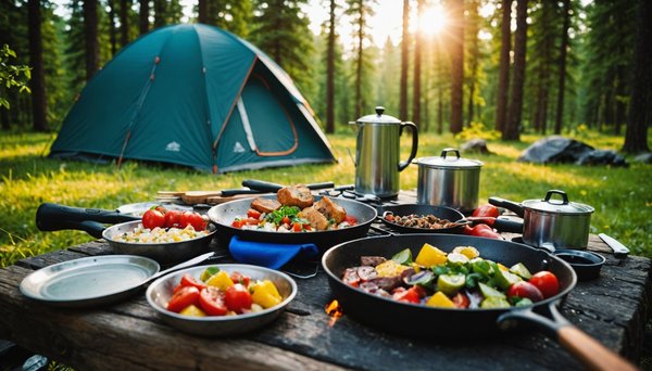 Conseils pratiques pour manger sain et économique lors de vos voyages en camping